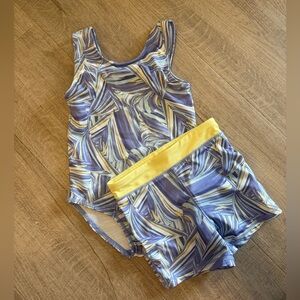 Gymnastics Leotard + Shorts